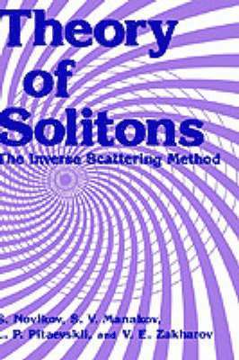 S. Novikov, S.V. Manakov, L.P. Pitaevskii, V.E. Zakharov - Theory of Solitons, Inbunden
