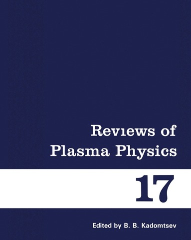 bokomslag Reviews of Plasma Physics