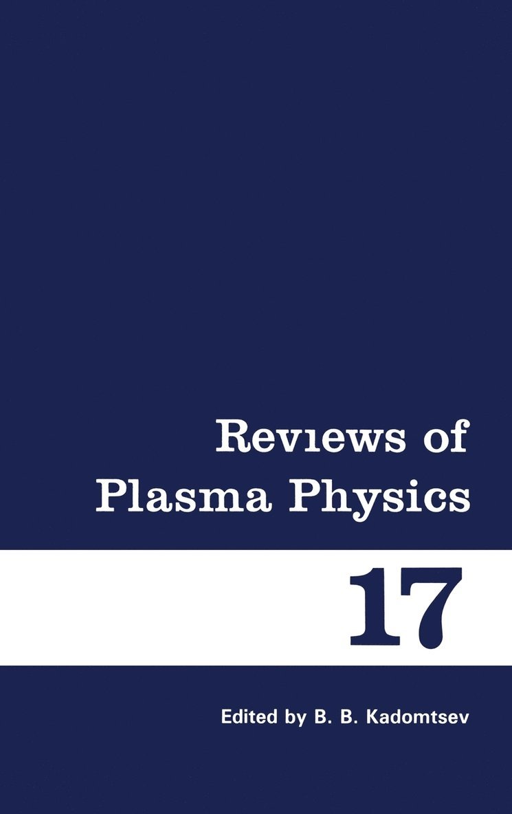 Reviews of Plasma Physics 1