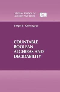 bokomslag Countable Boolean Algebras and Decidability