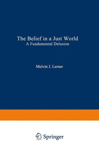 bokomslag Belief in a Just World