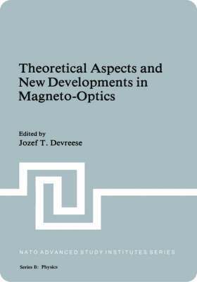 Theoretical Aspects and New Developments in Magneto-Optics 1