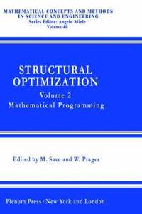 bokomslag Structural Optimization,
