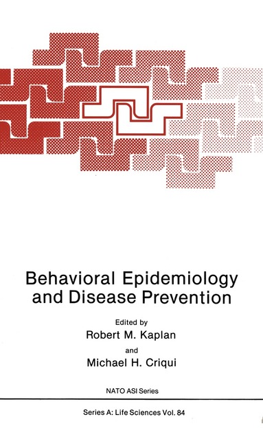 bokomslag Behavioral Epidemiology and Disease Prevention