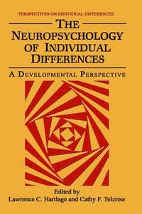 bokomslag The Neuropsychology of Individual Differences