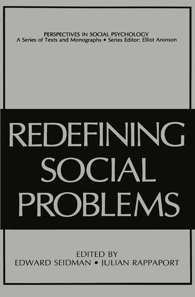 Seidman Edward, Edward Seidman, Julian Rappaport - Redefining Social Problems, Inbunden