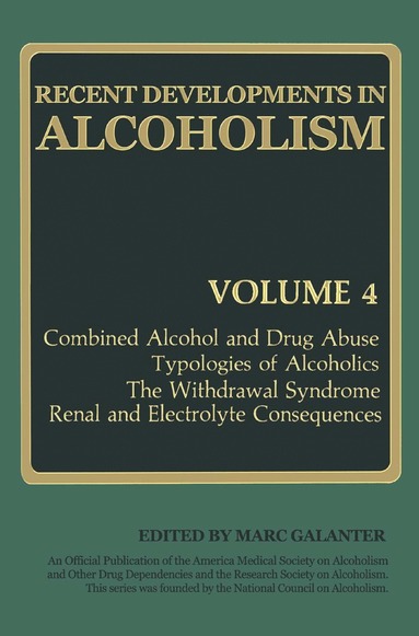 bokomslag Recent Developments in Alcoholism