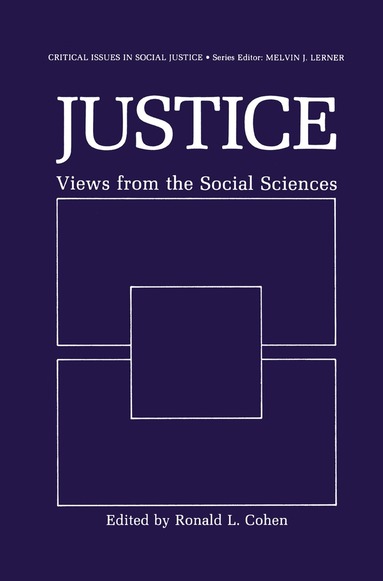 Ronald L. Cohen - Justice, Inbunden