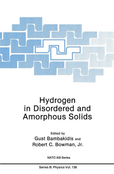 Gust Bambakidis Jr., Robert C. Bowman - Hydrogen in Disordered and Amorphous Solids, Inbunden
