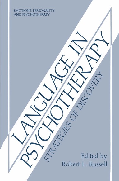 Robert L. Russell - Language in Psychotherapy, Inbunden