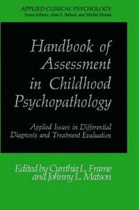 bokomslag Handbook of Assessment in Childhood Psychopathology