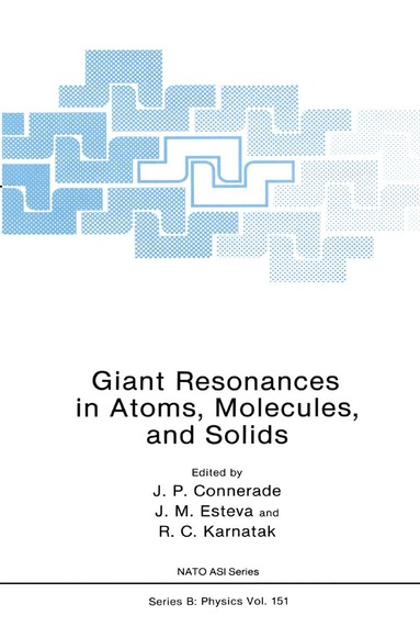 bokomslag Giant Resonances in Atoms, Molecules, and Solids