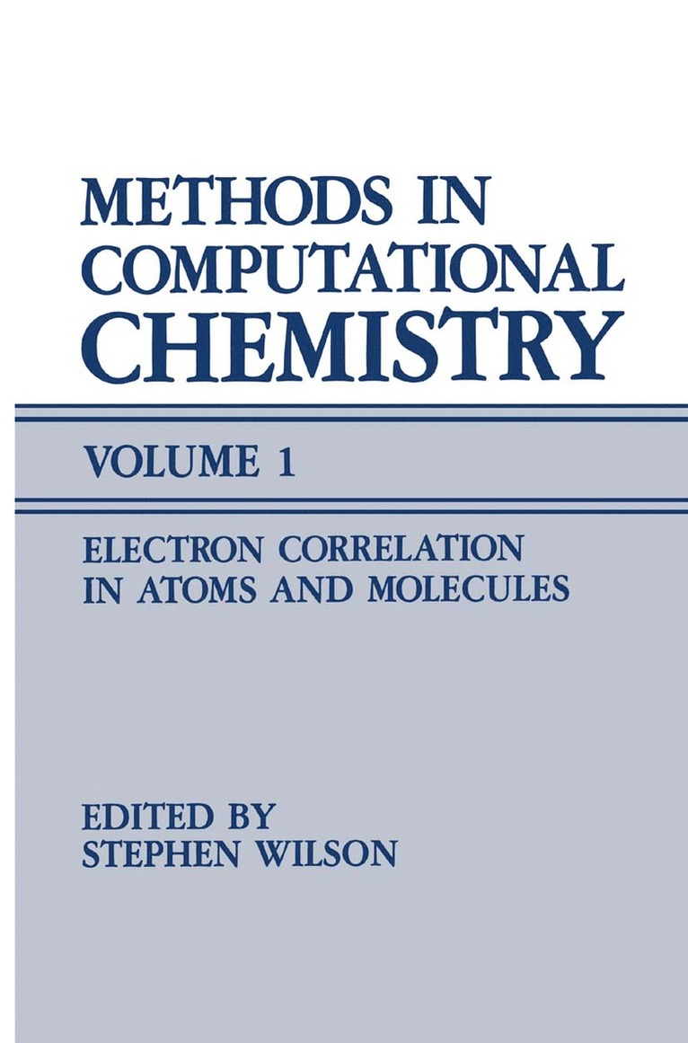 Methods in Computational Chemistry 1