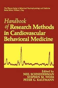 bokomslag Handbook of Research Methods in Cardiovascular Behavioral Medicine