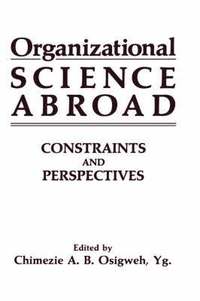 bokomslag Organizational Science Abroad