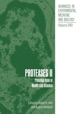 bokomslag Proteases II: Potential Role in Health and Disease
