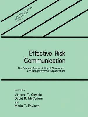 Effective Risk Communication 1