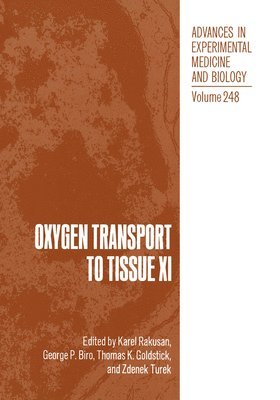 Oxygen Transport to Tissue XI 1