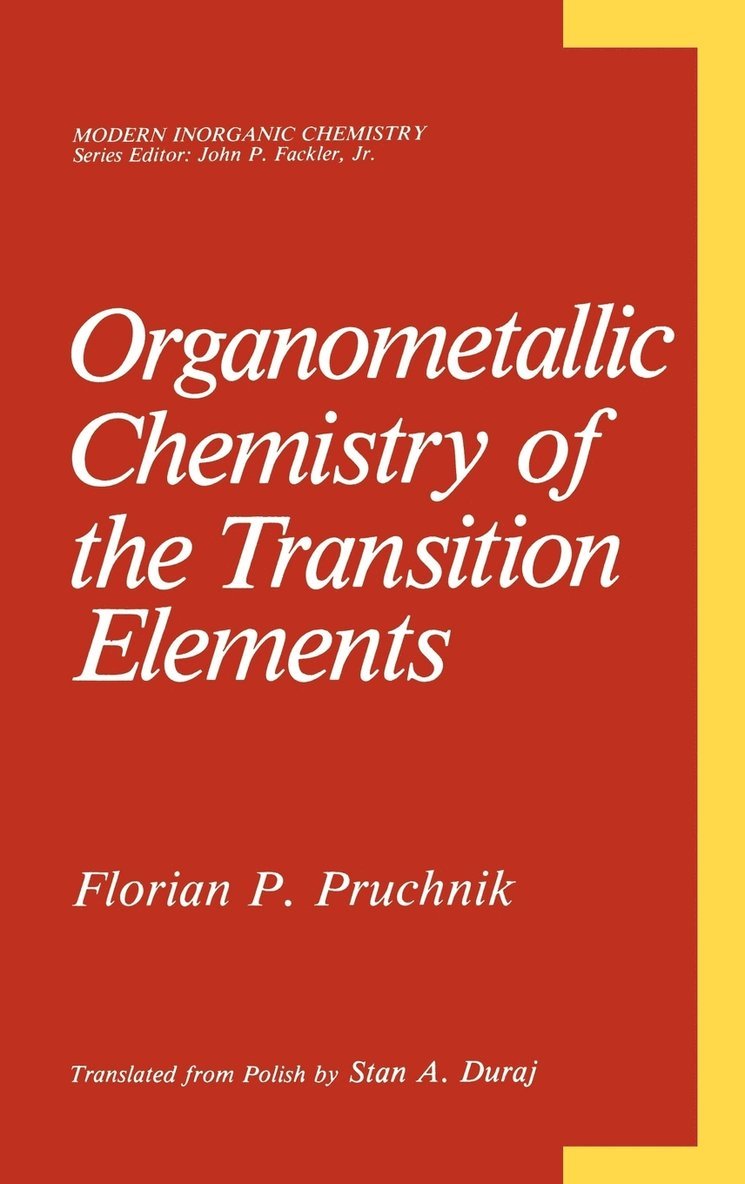 Organometallic Chemistry of the Transition Elements 1