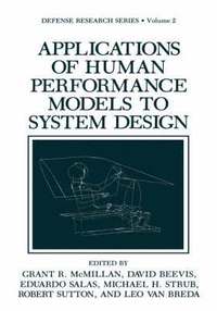 bokomslag Applications of Human Performance Models to System Design