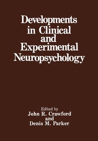 bokomslag Developments in Clinical and Experimental Neuropsychology