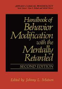bokomslag Handbook of Behavior Modification with the Mentally Retarded