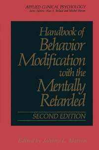 bokomslag Handbook of Behavior Modification with the Mentally Retarded