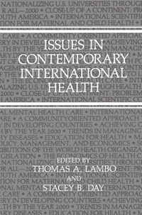 bokomslag Issues in Contemporary International Health