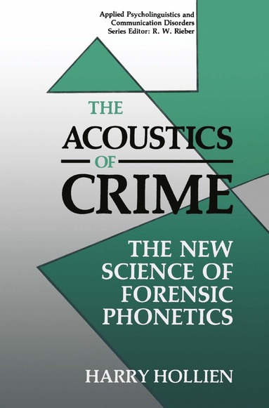 bokomslag Acoustics of Crime