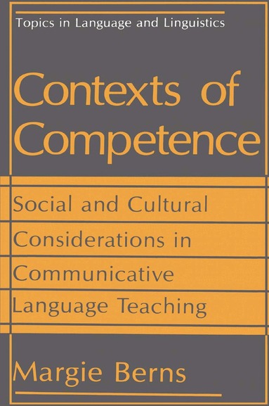 Margie Berns - Contexts of Competence, Inbunden