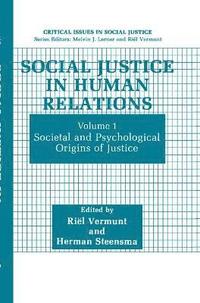 bokomslag Social Justice in Human Relations