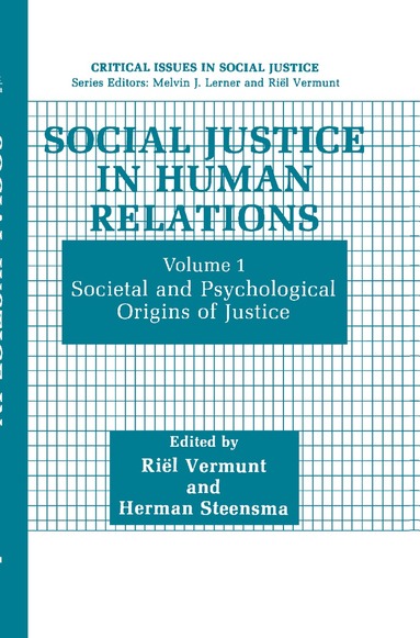 bokomslag Social Justice in Human Relations