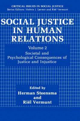 Social Justice in Human Relations Volume 2 1
