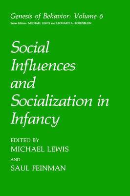 bokomslag Social Influences and Socialization in Infancy