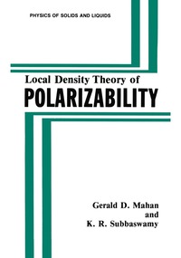 bokomslag Local Density Theory of Polarizability