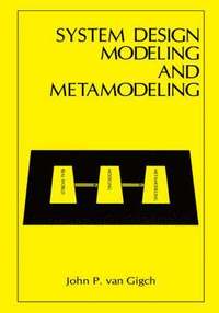 bokomslag System Design Modeling and Metamodeling