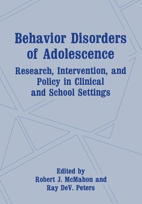 bokomslag Behaviour Disorders of Adolescence