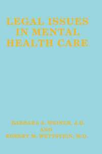 bokomslag Legal Issues in Mental Health Care