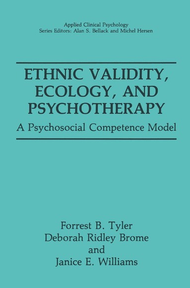 bokomslag Ethnic Validity, Ecology, and Psychotherapy