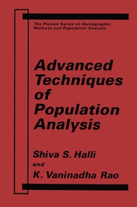 bokomslag Advanced Techniques of Population Analysis