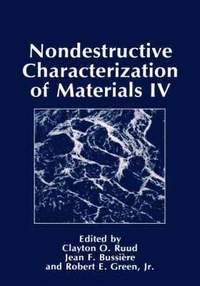 bokomslag Nondestructive Characterization of Materials IV