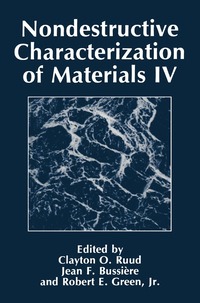 bokomslag Nondestructive Characterization of Materials IV
