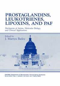 bokomslag Prostaglandins, Leukotrienes, Lipoxins, and PAF