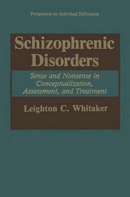 Schizophrenic Disorders: 1