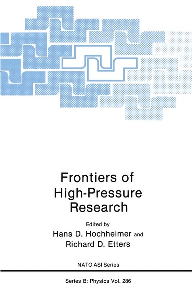 bokomslag Frontiers of High-Pressure Research