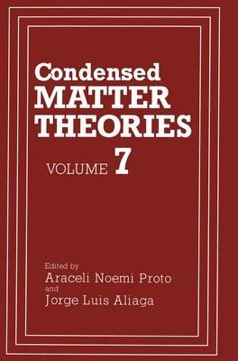 Condensed Matter Theories: v. 7 1