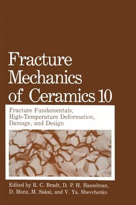 Fracture Mechanics of Ceramics: v. 10 Fracture Fundamental High-temperature Deformation, Damage and Design - Second Half of the Proceedings of the Fifth International Symposium Held in Nagoya, Japan, 1