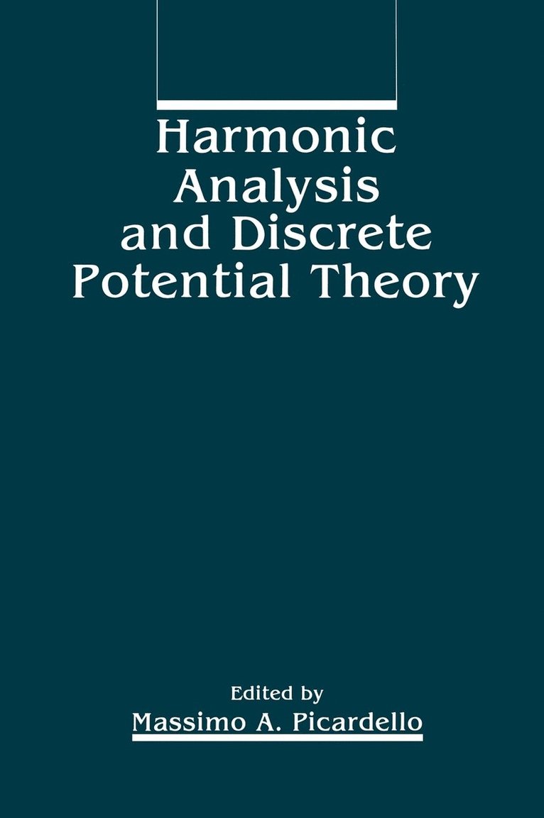 Harmonic Analysis and Discrete Potential Theory 1