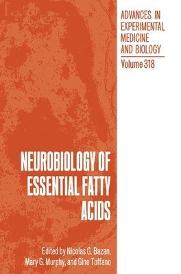 bokomslag Neurobiology of Essential Fatty Acids