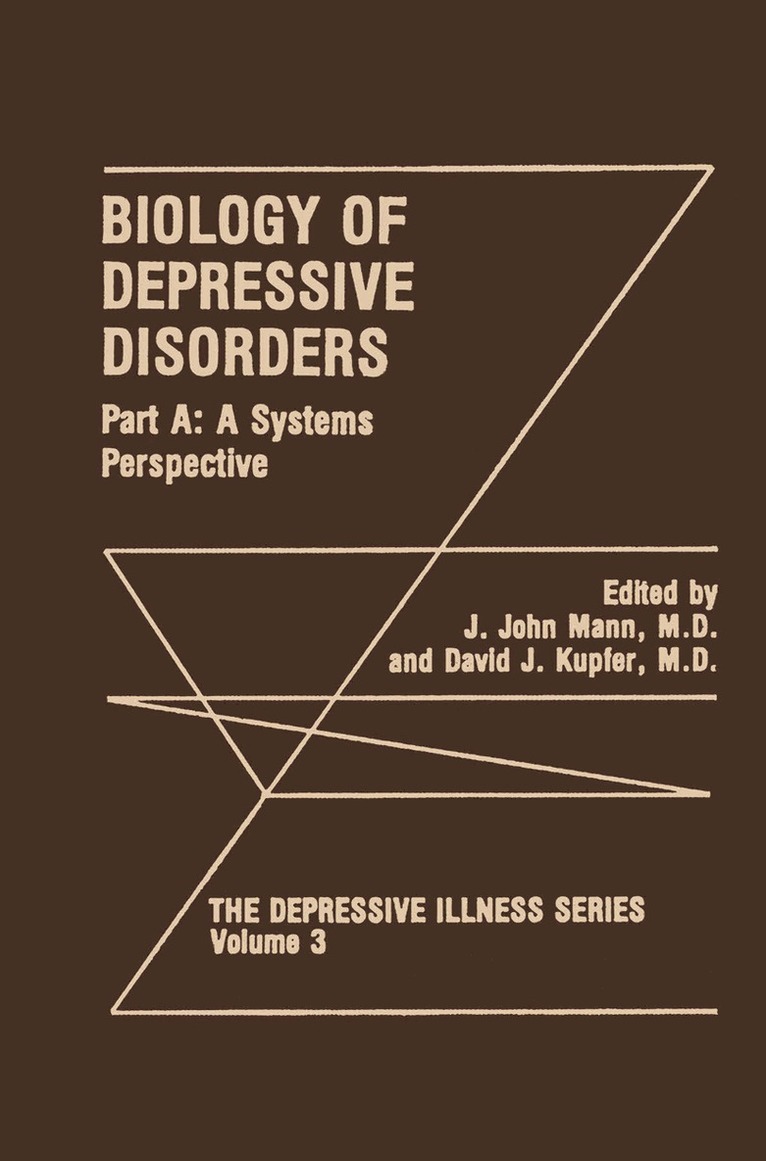 J. John Mann, David J. Kupfer - Biology of Depressive Disorders. Part A, Inbunden
